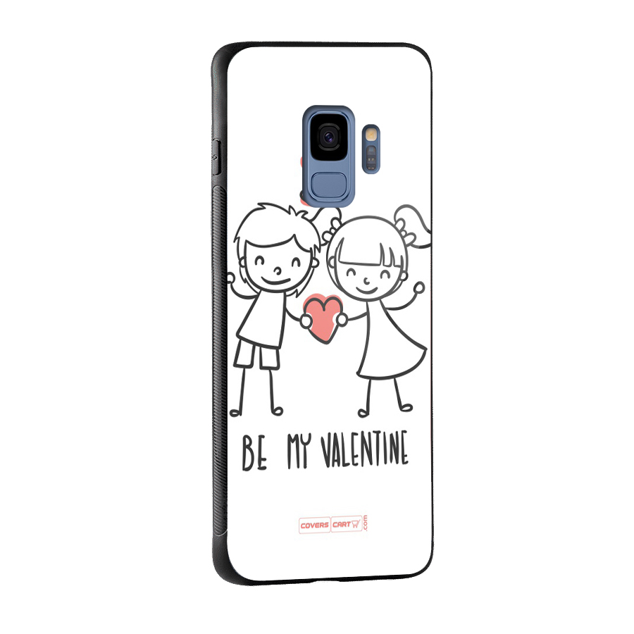 Be My Valentine Glass Back Case for Galaxy S9