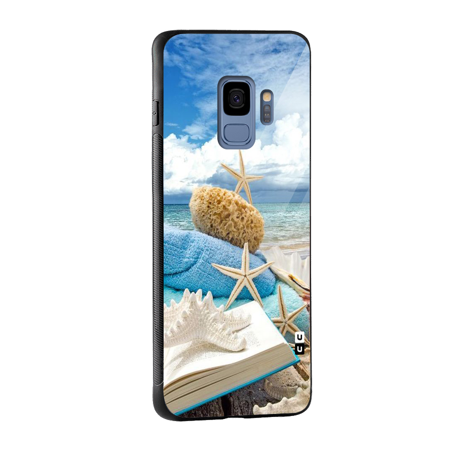 Beach Sky Glass Back Case for Galaxy S9