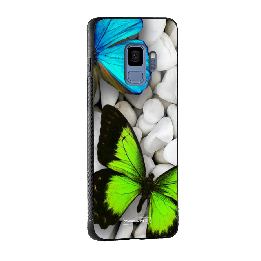 Beautiful Butterflies Glass Back Case for Galaxy S9