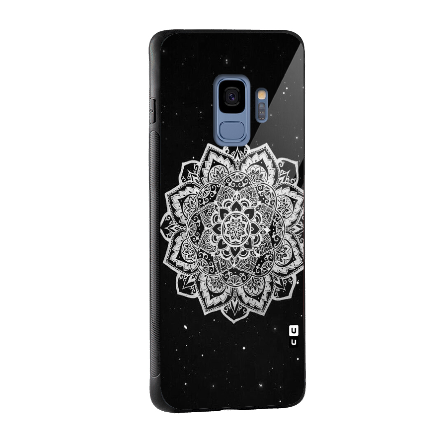 Beautiful Mandala Design Glass Back Case for Galaxy S9
