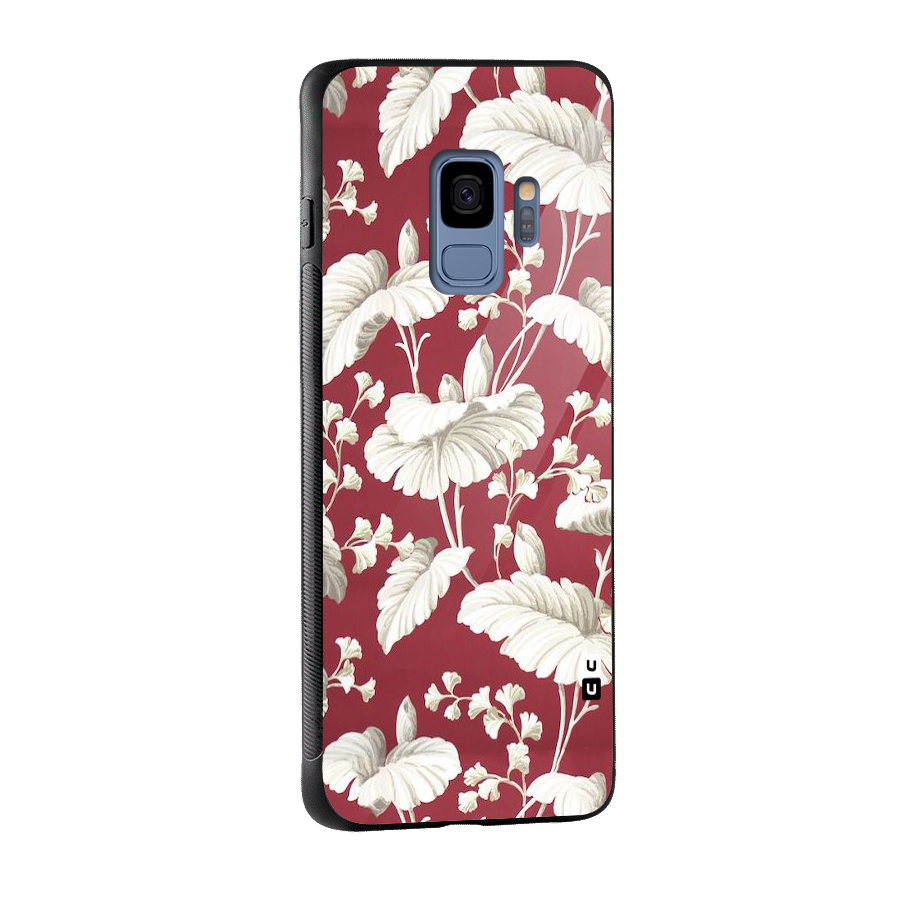 Beautiful Petals Glass Back Case for Galaxy S9