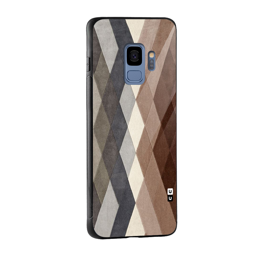 Beautiful Shades Of Diamonds Glass Back Case for Galaxy S9