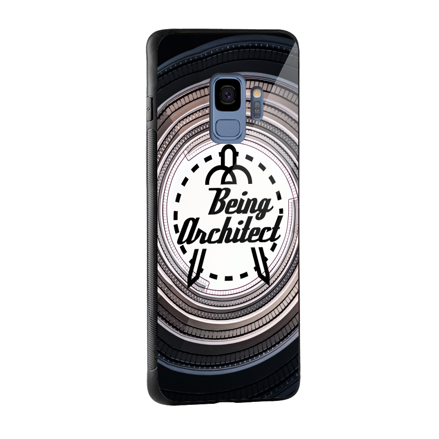 Being Architect Glass Back Case for Galaxy S9