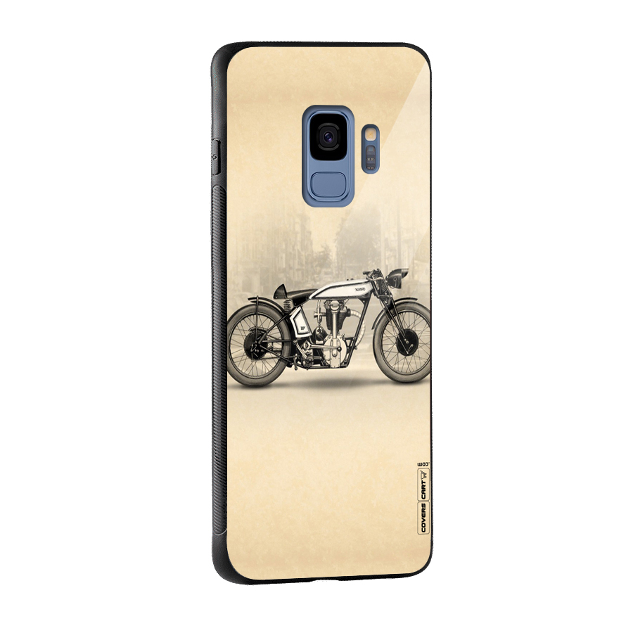 Bike Ride Glass Back Case for Galaxy S9