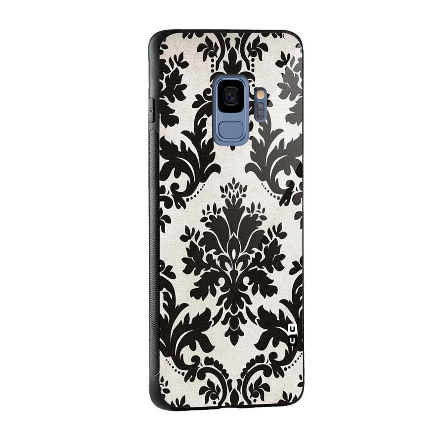 Black Beauty Glass Back Case for Galaxy S9