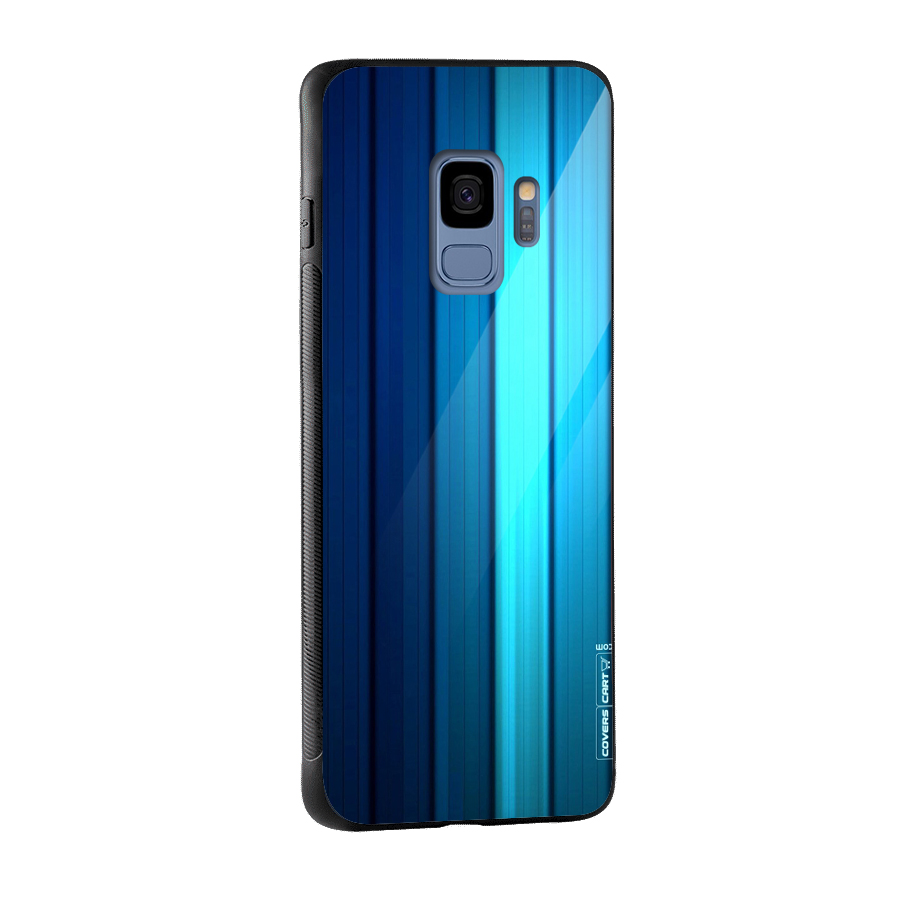 Blue Hues Glass Back Case for Galaxy S9