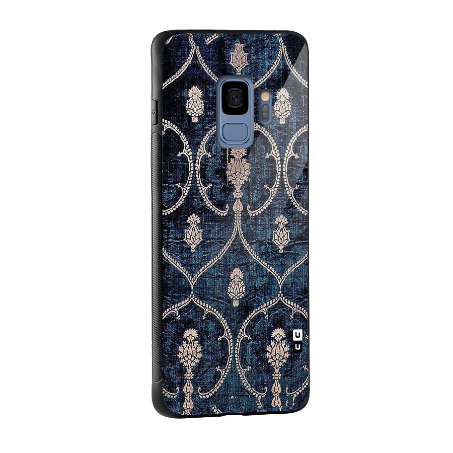 Blue Shade Rug Glass Back Case for Galaxy S9