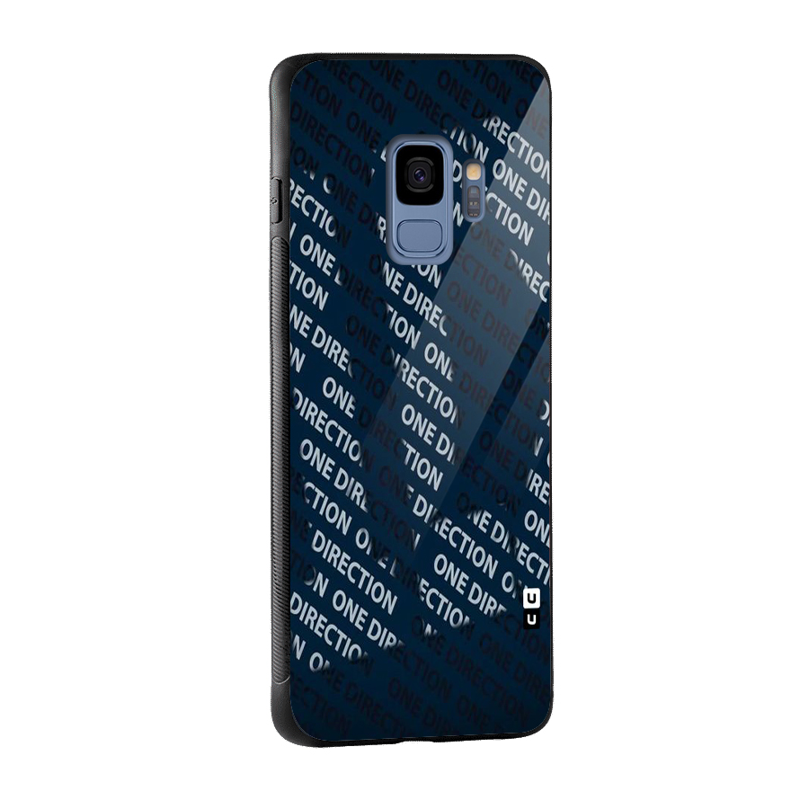 Blue Way Glass Back Case for Galaxy S9