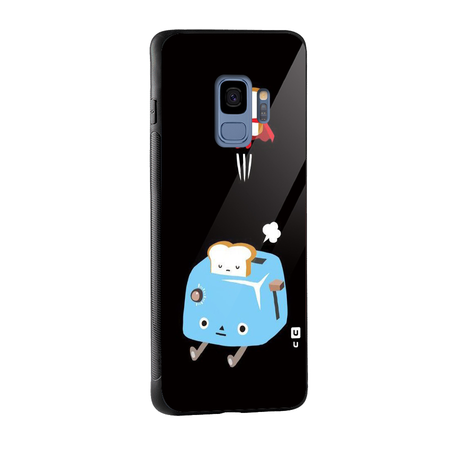 Bread Toast Glass Back Case for Galaxy S9