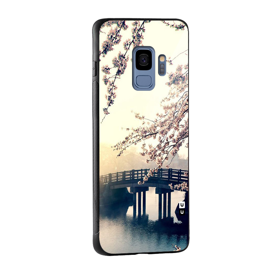 Bridge Blossom Glass Back Case for Galaxy S9