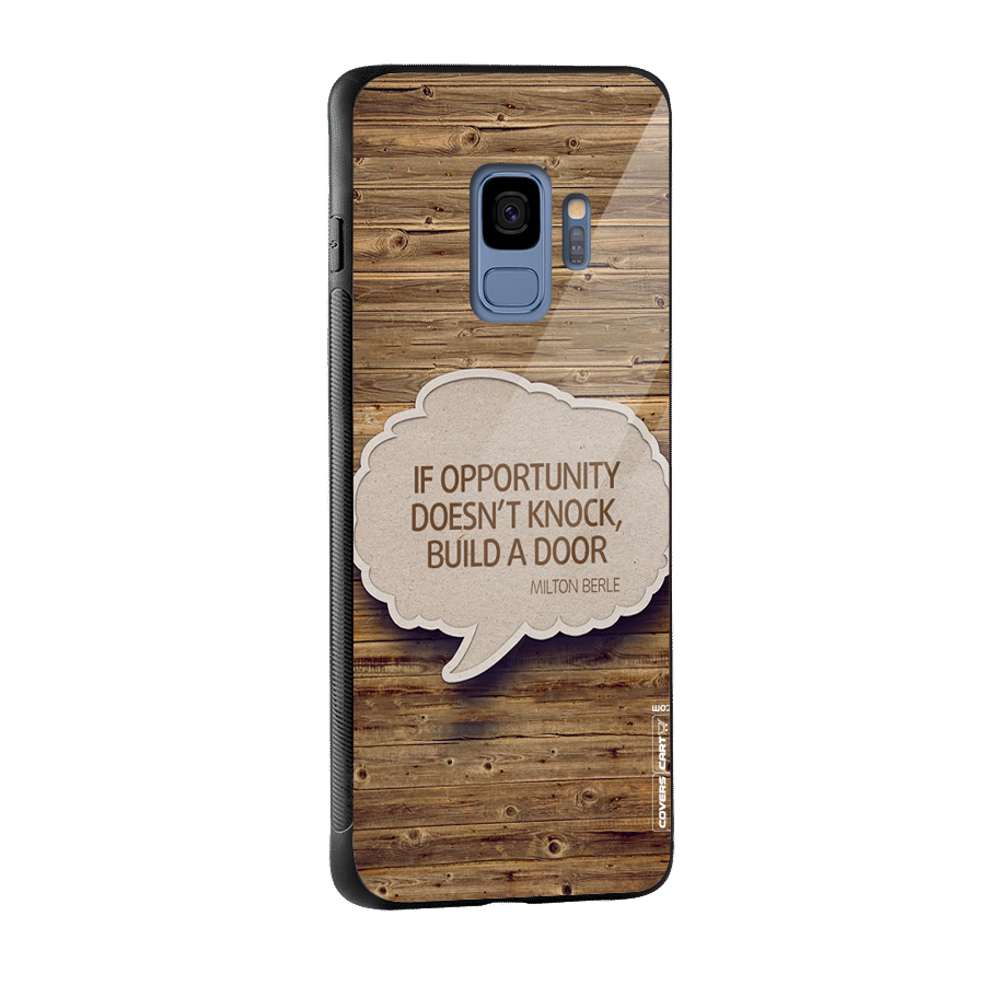 Build Your Door Glass Back Case for Galaxy S9