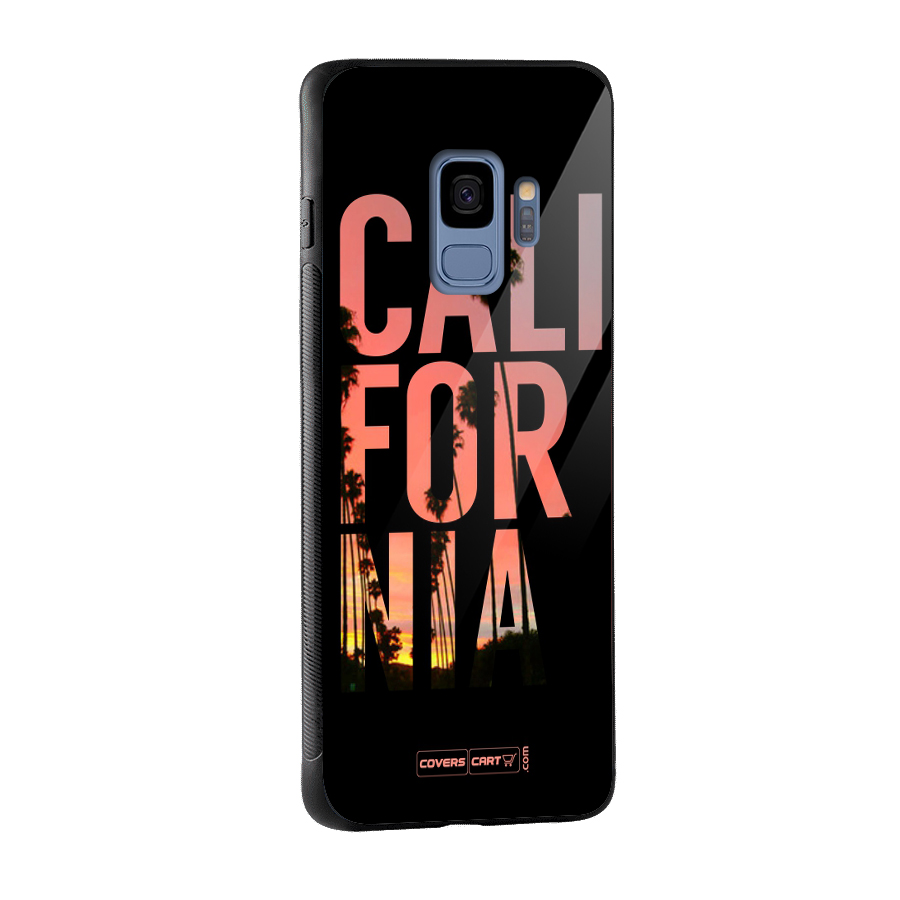 California Glass Back Case for Galaxy S9