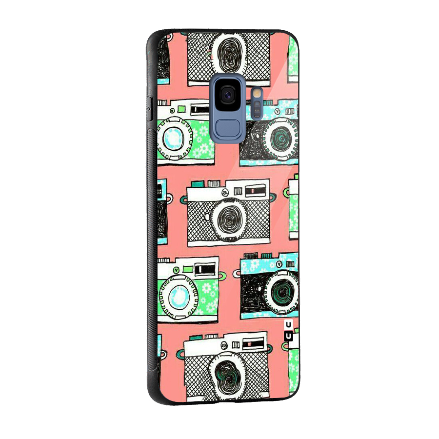 Cam Art Loving Glass Back Case for Galaxy S9