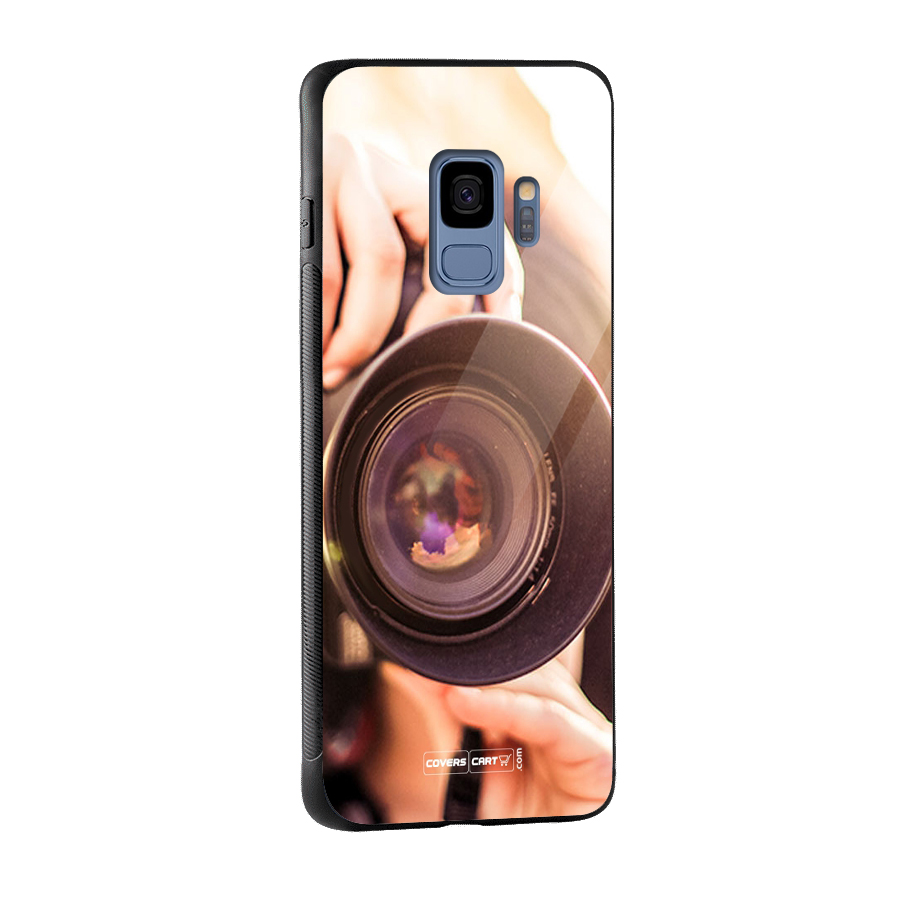 Camera Lovers Glass Back Case for Galaxy S9