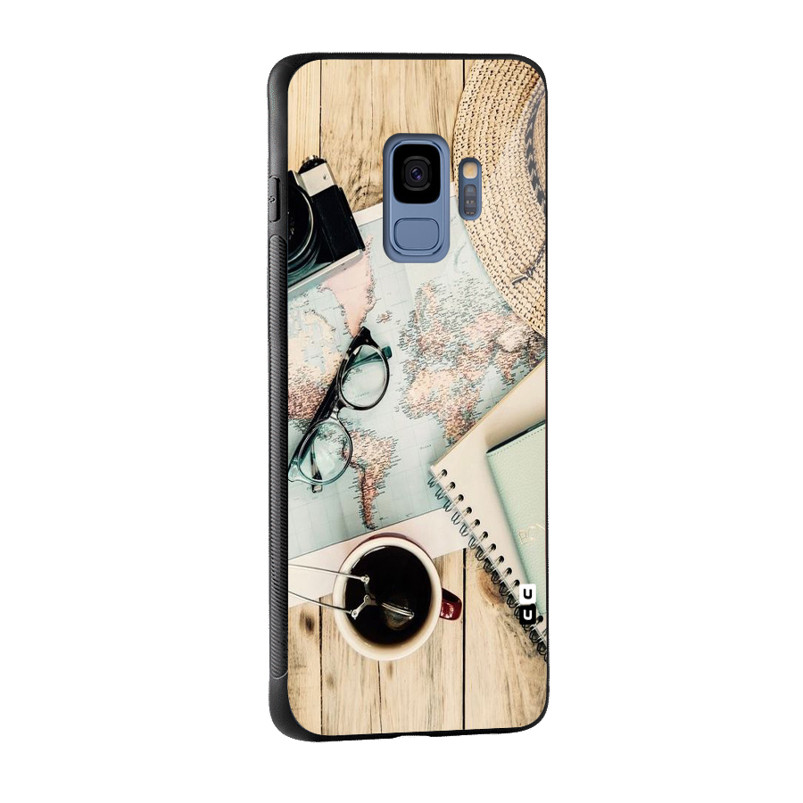 Camera Notebook Glass Back Case for Galaxy S9