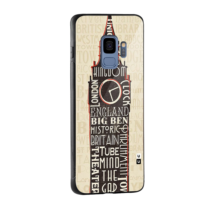 Cap City Design Glass Back Case for Galaxy S9