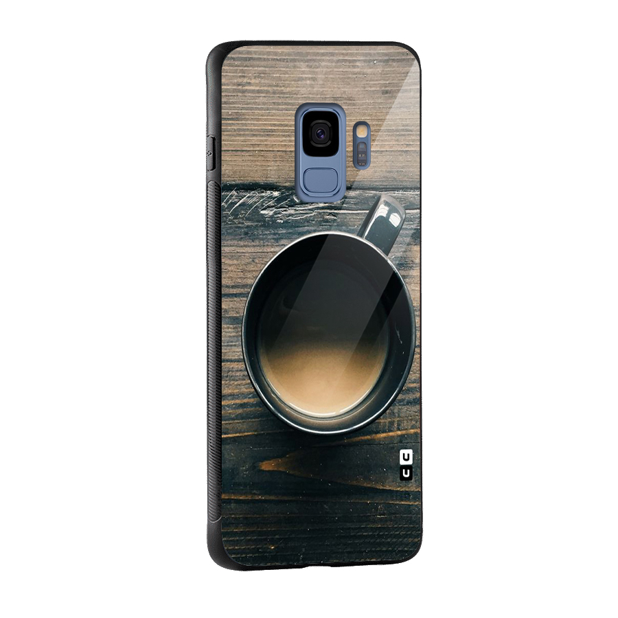 Chai On Wood Glass Back Case for Galaxy S9