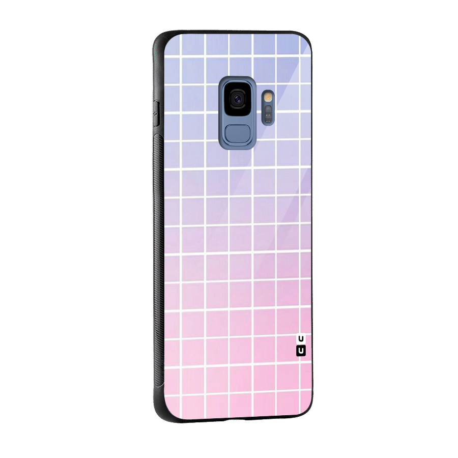 Check Shades Glass Back Case for Galaxy S9