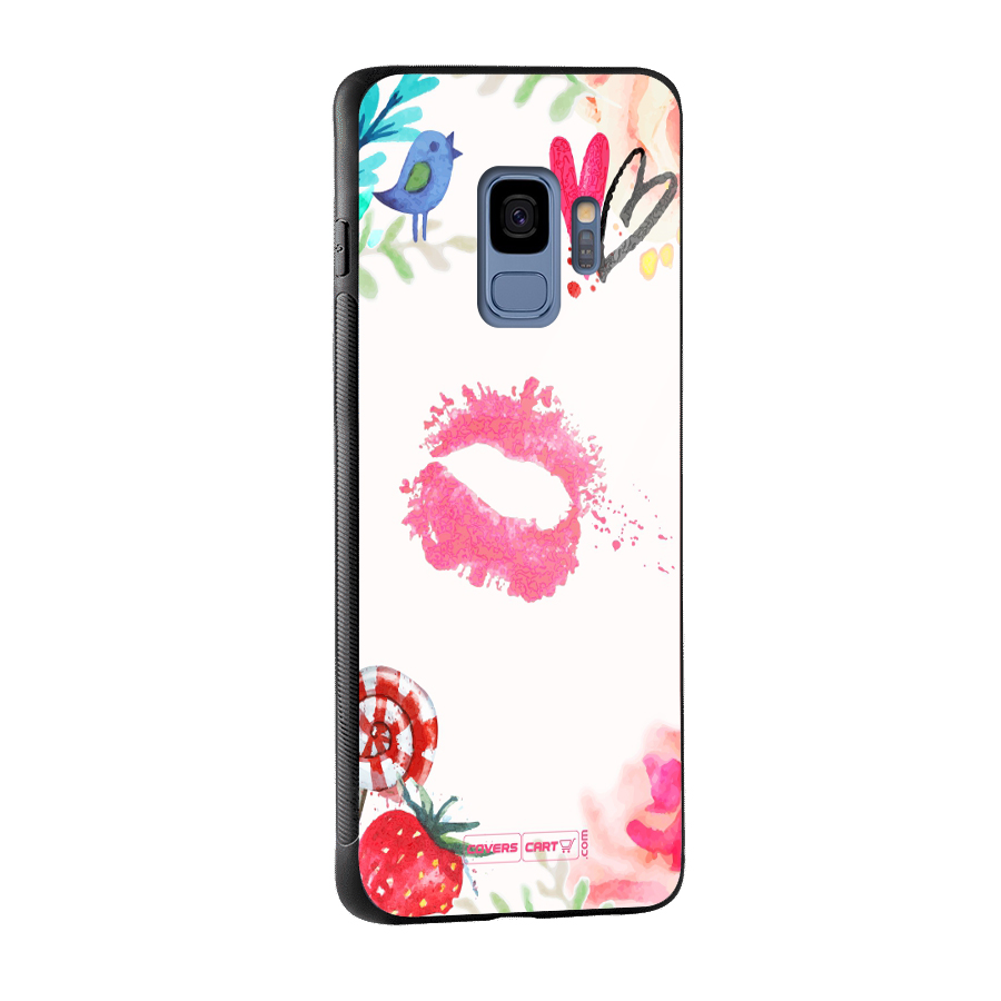 Chirpy Glass Back Case for Galaxy S9
