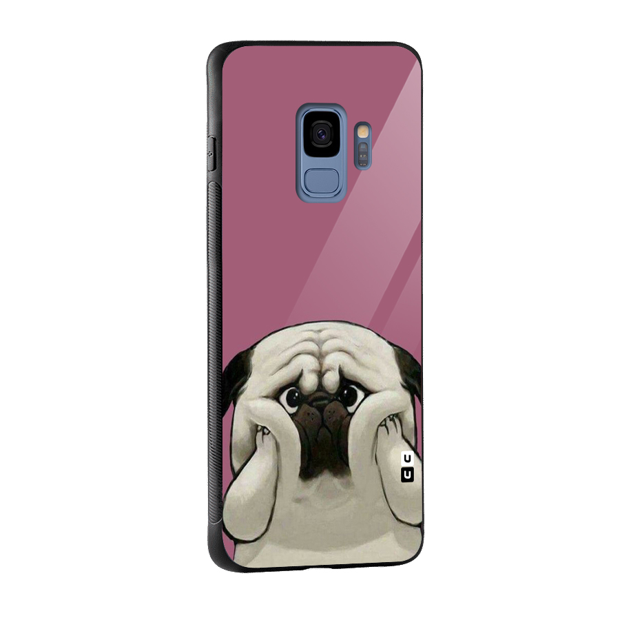 Chubby Doggo Glass Back Case for Galaxy S9