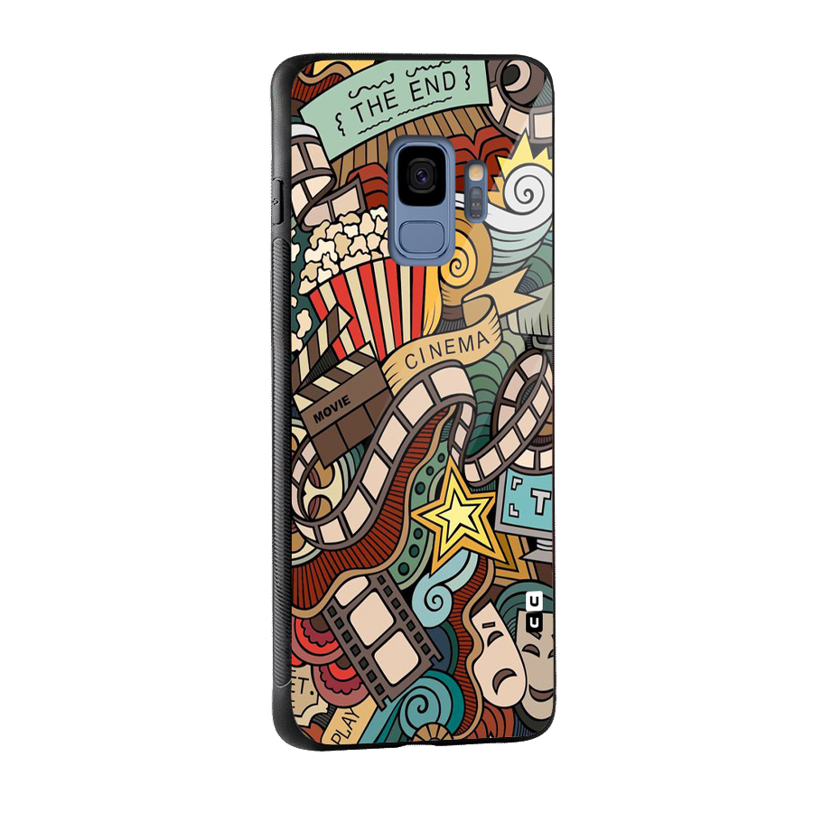 Cinematic Design Glass Back Case for Galaxy S9