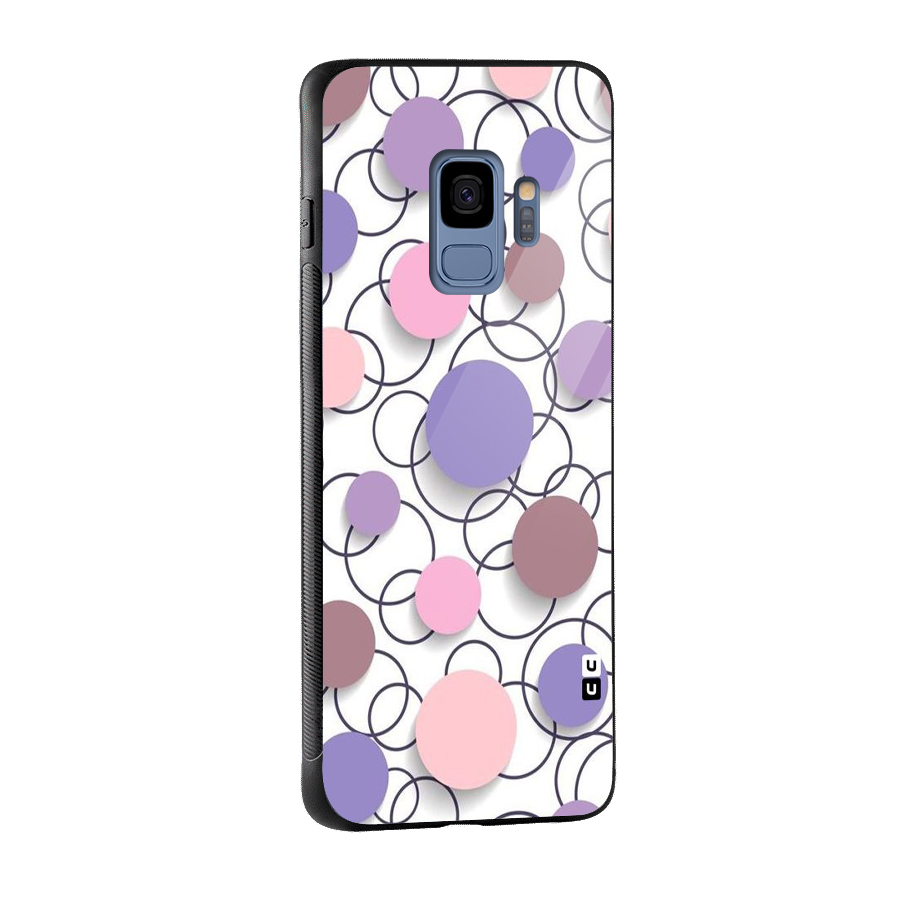 Circles And More Glass Back Case for Galaxy S9