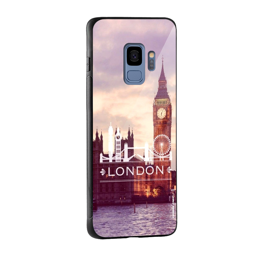 City Tower Glass Back Case for Galaxy S9