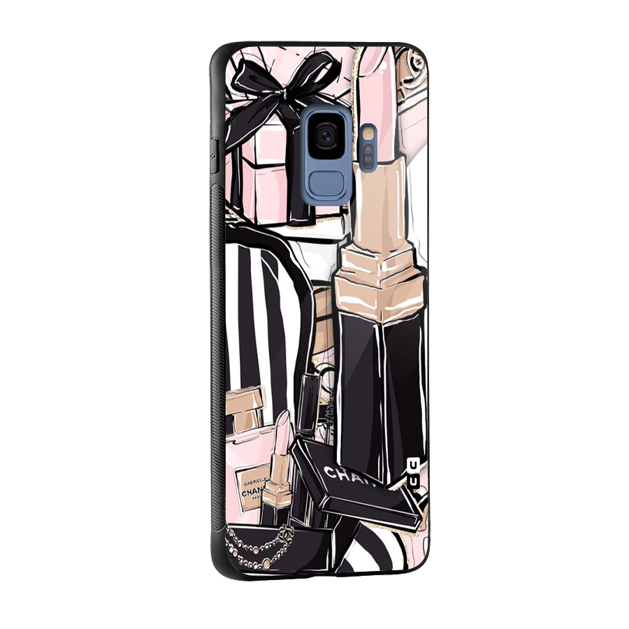 Class Girl Design Glass Back Case for Galaxy S9