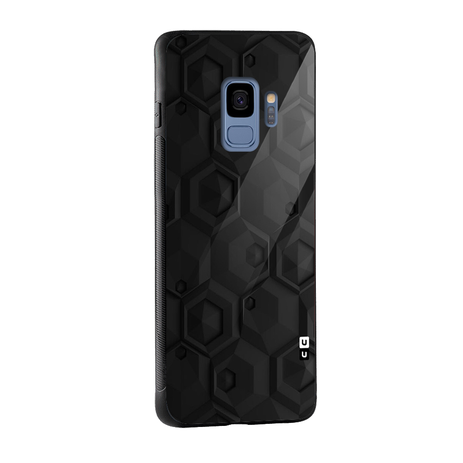 Classic Hexa Glass Back Case for Galaxy S9