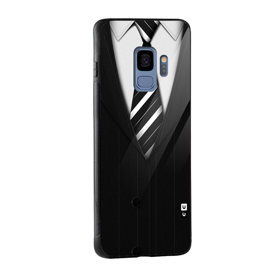 Classic Ready Suit Glass Back Case for Galaxy S9