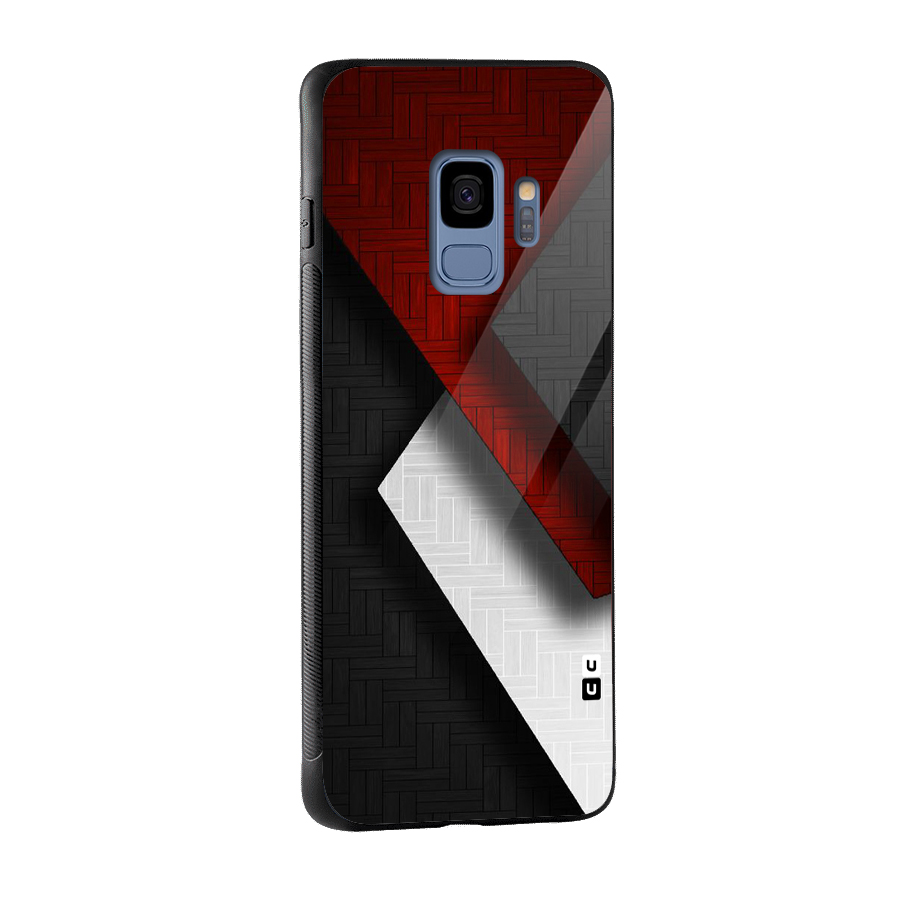 Classic Shades Design Glass Back Case for Galaxy S9