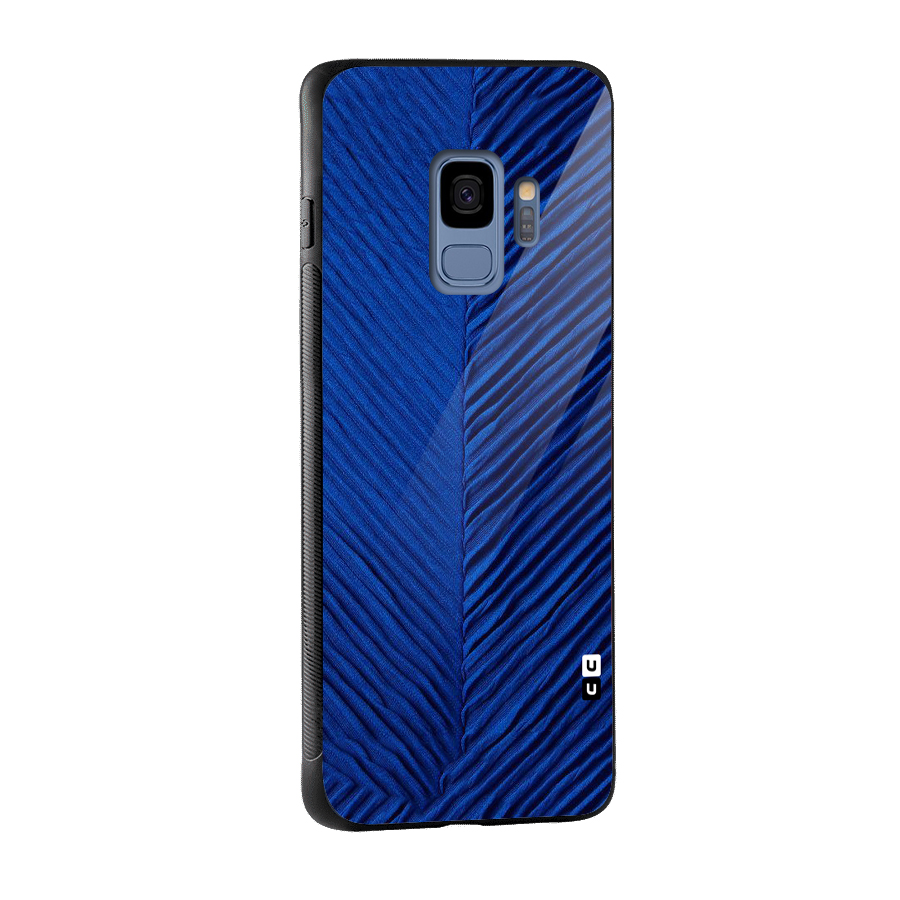 Classy Blues Glass Back Case for Galaxy S9