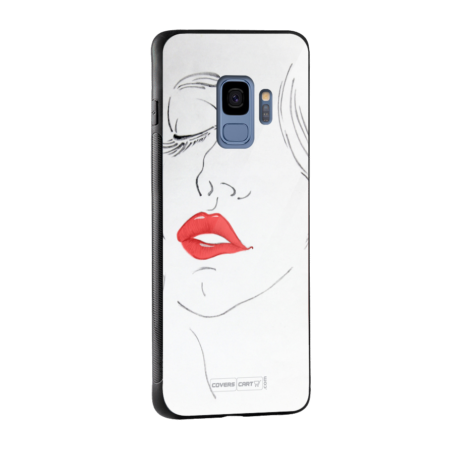 Classy Girl Glass Back Case for Galaxy S9