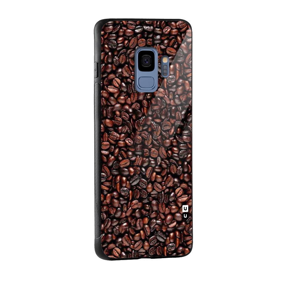 Cocoa Beans Glass Back Case for Galaxy S9