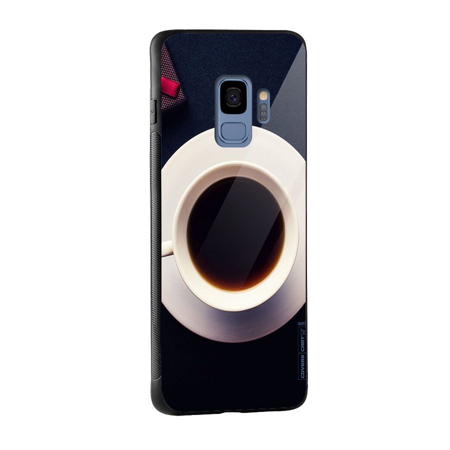 Coffee And Cookies Glass Back Case for Galaxy S9