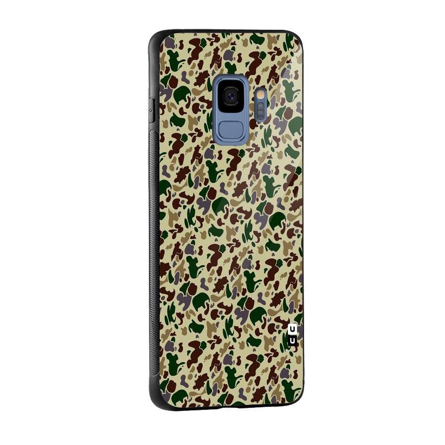 Colored Shapes Glass Back Case for Galaxy S9