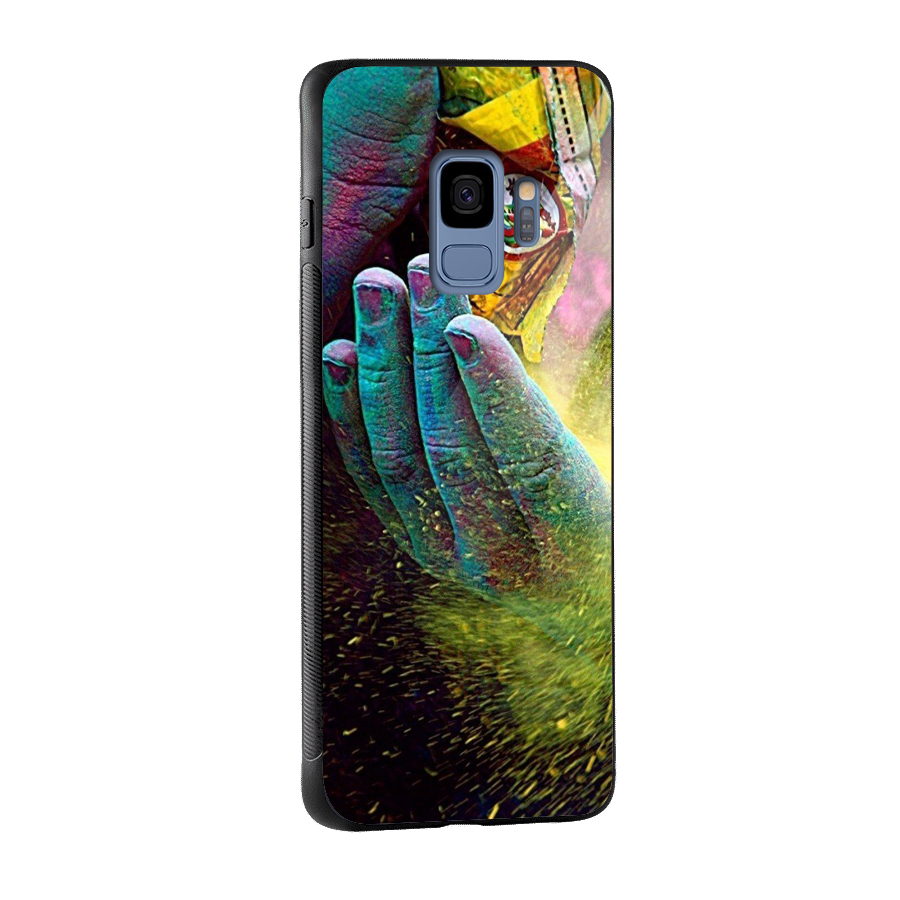 Colours Glass Back Case for Galaxy S9