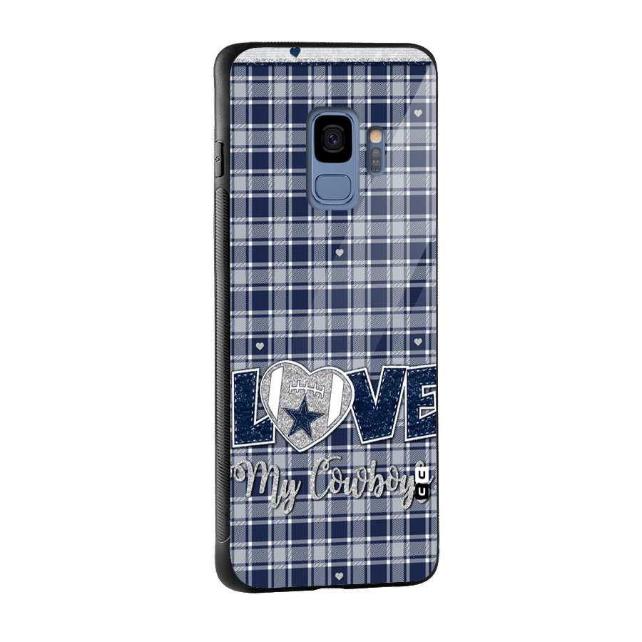 Cowboy Love Glass Back Case for Galaxy S9