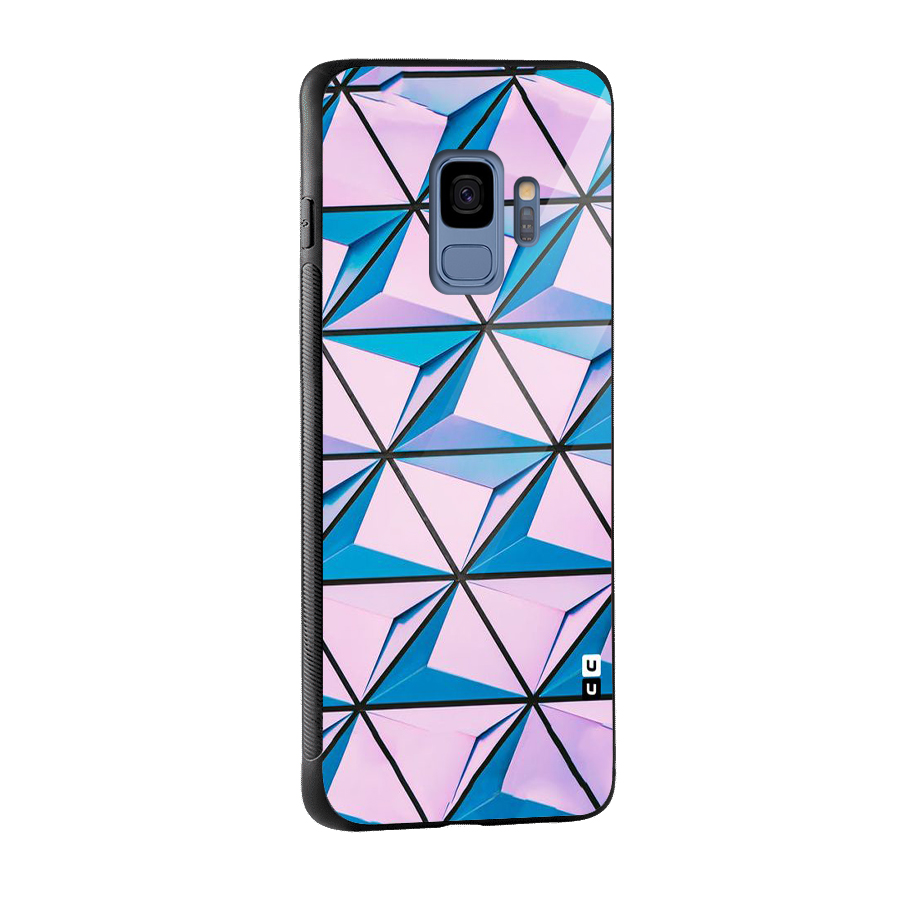 Crystal Abstract Glass Back Case for Galaxy S9