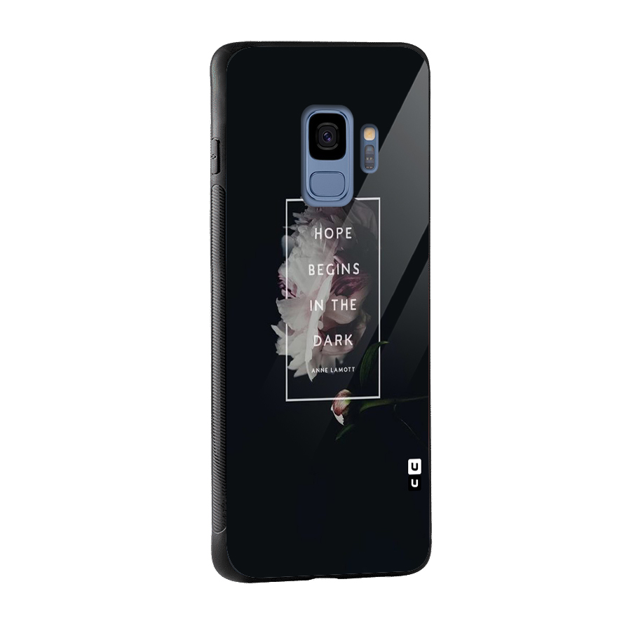 Dark Hope Glass Back Case for Galaxy S9