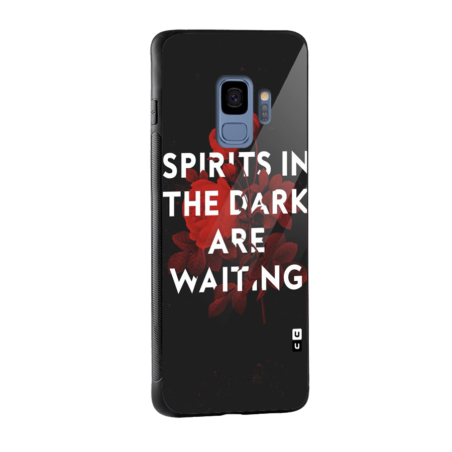 Dark Spirits Glass Back Case for Galaxy S9