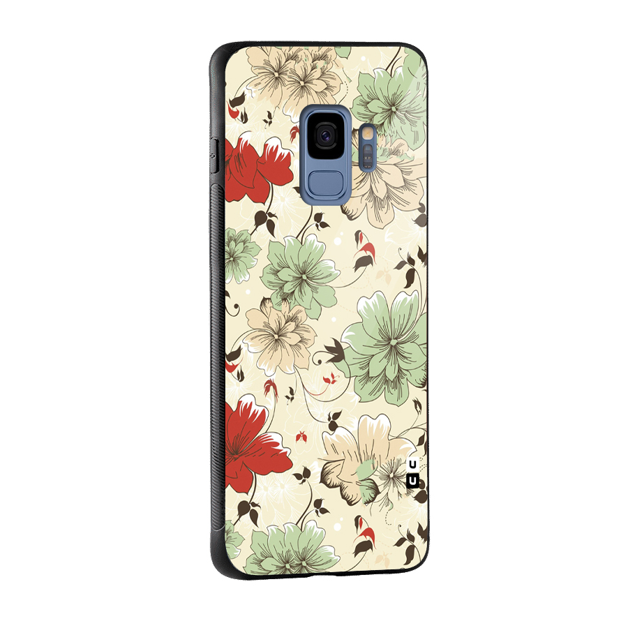 Decent Design Glass Back Case for Galaxy S9