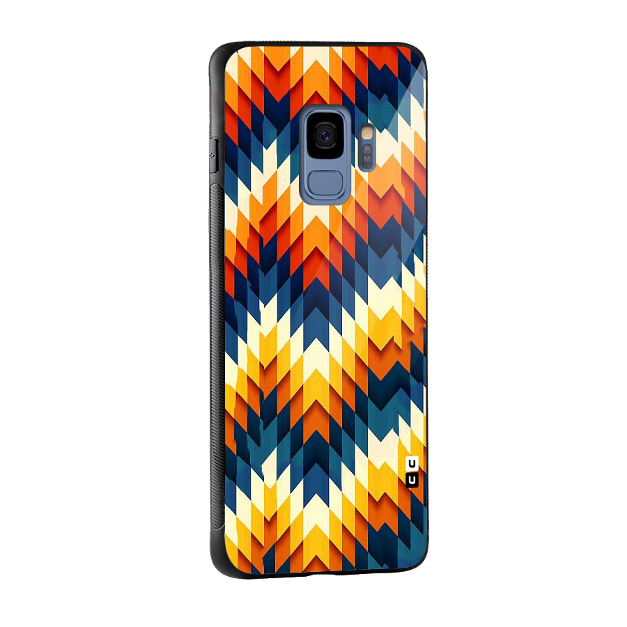 Delightful Design Glass Back Case for Galaxy S9