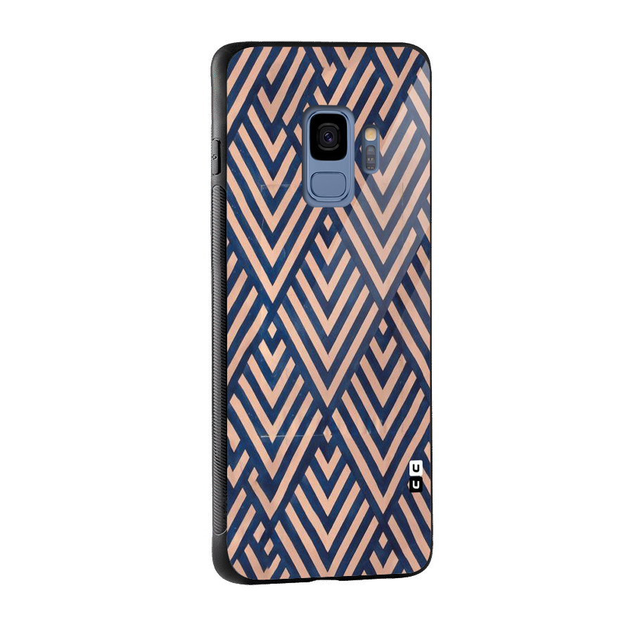 Diamond Blues Glass Back Case for Galaxy S9