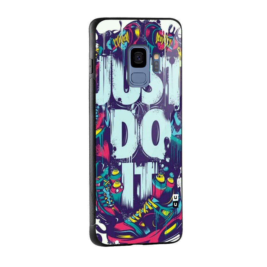 Do It Abstract Glass Back Case for Galaxy S9