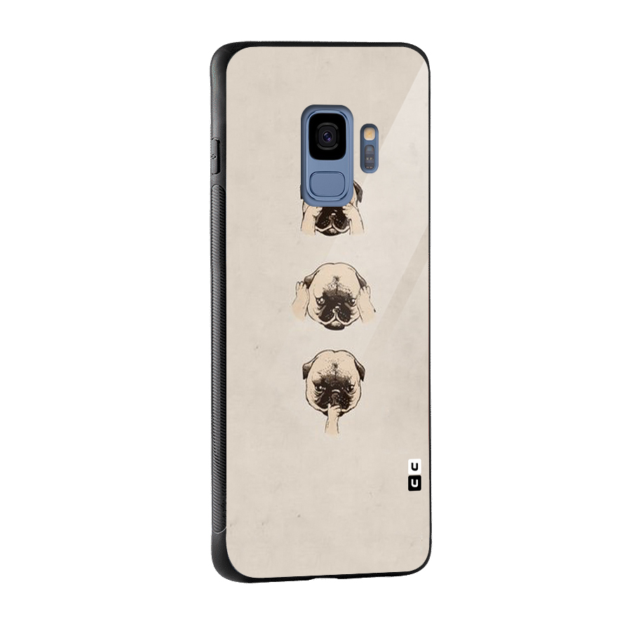 Doggo Moods Glass Back Case for Galaxy S9
