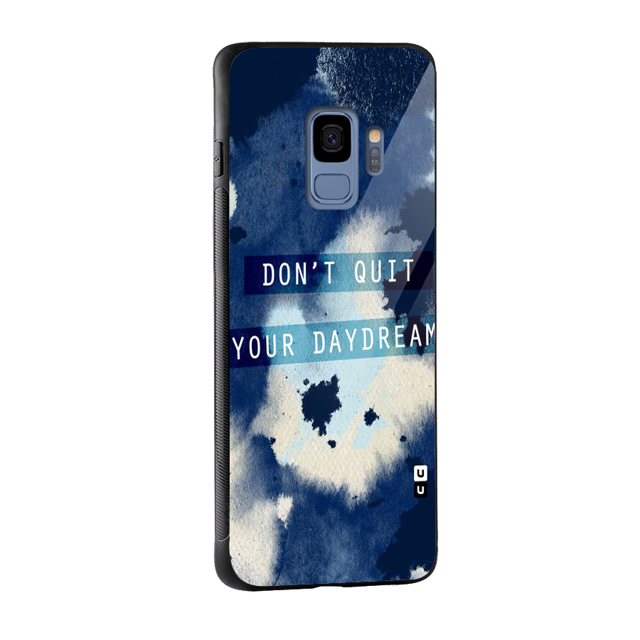Dont Quit Glass Back Case for Galaxy S9
