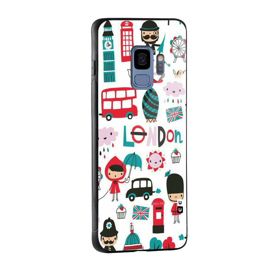 Double Decker Glass Back Case for Galaxy S9