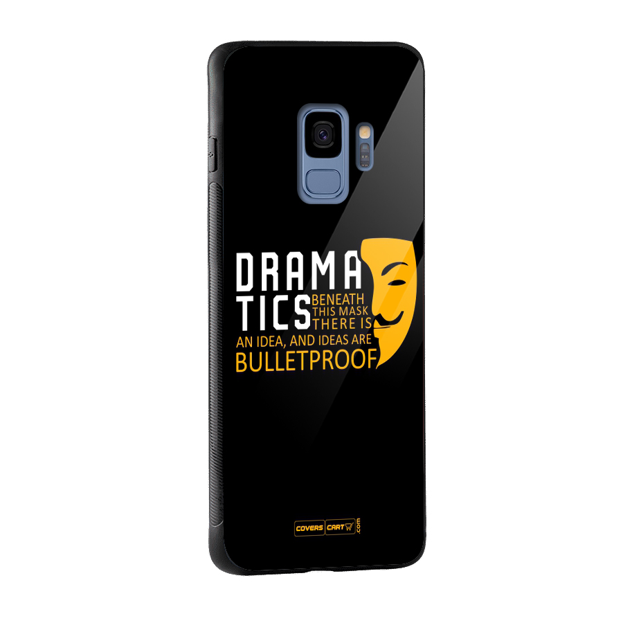 Dramatics Glass Back Case for Galaxy S9