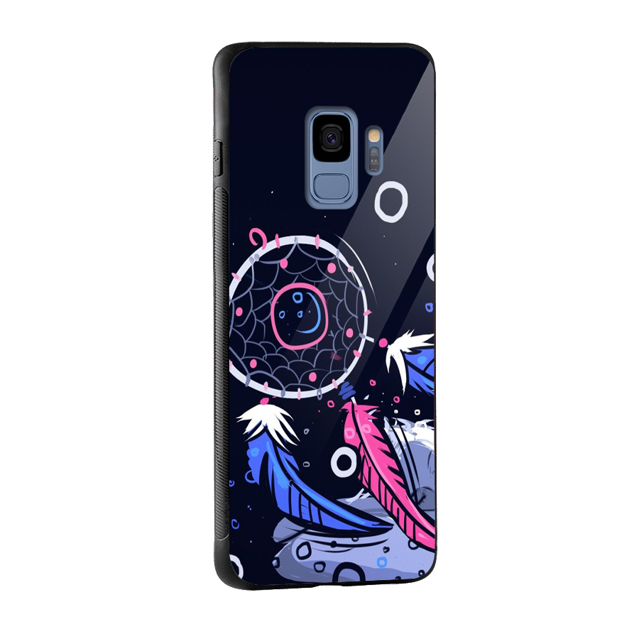 Dream Catcher Minimal Glass Back Case for Galaxy S9